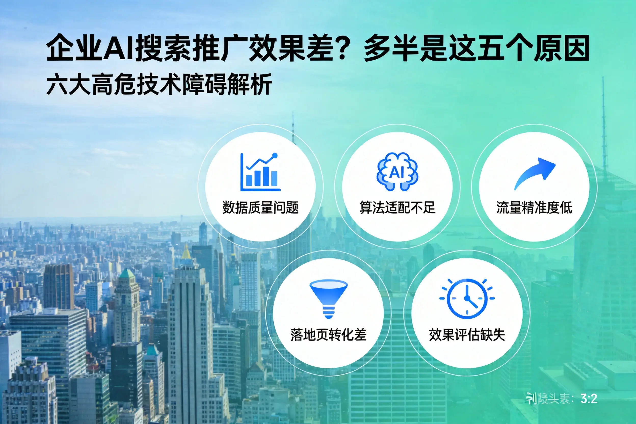 灞桥企业AI搜索推广效果差?多半是这五个原因